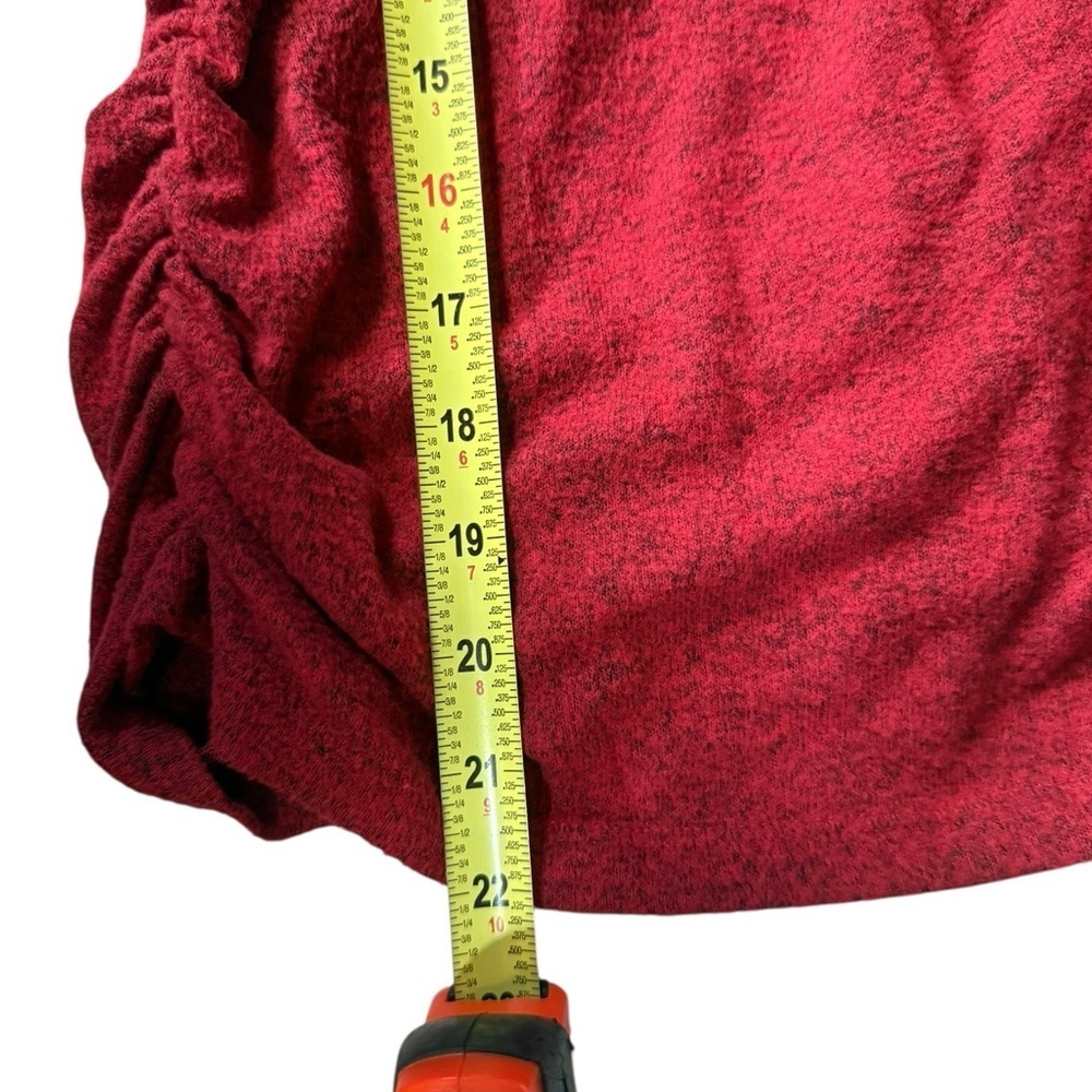 A. Byer Vibrant Red Cowl Neck Sweater - Picture 5 of 9